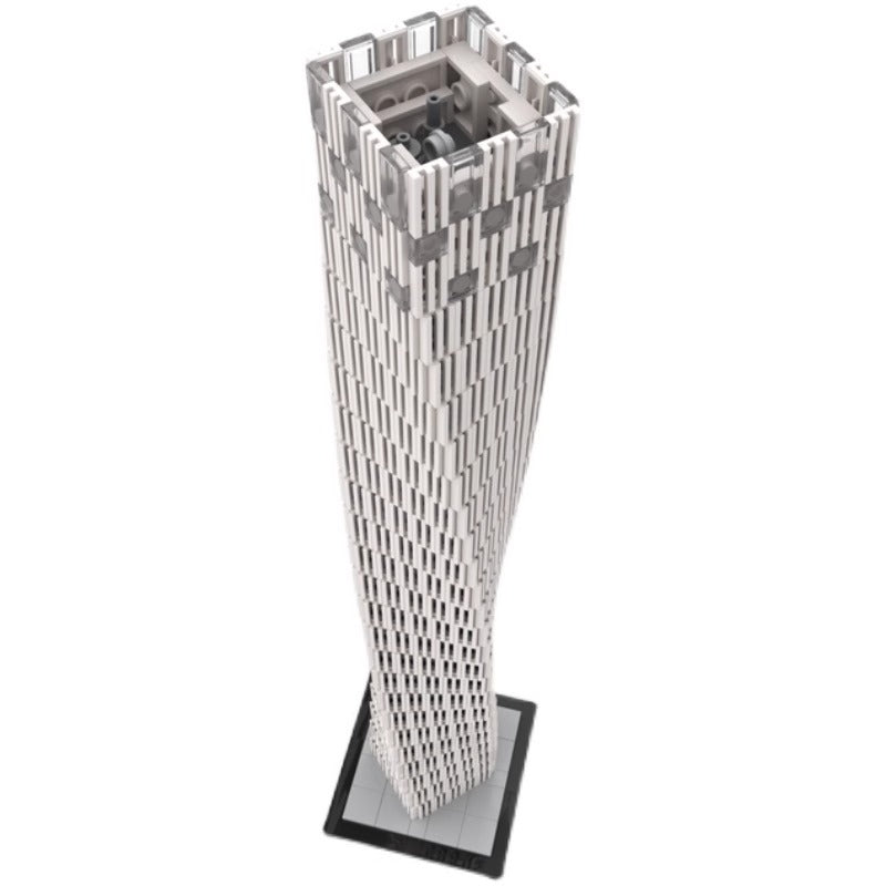 1031PCS MOC-152436 Cayan Tower (Infinity Tower) Dubai 1:800