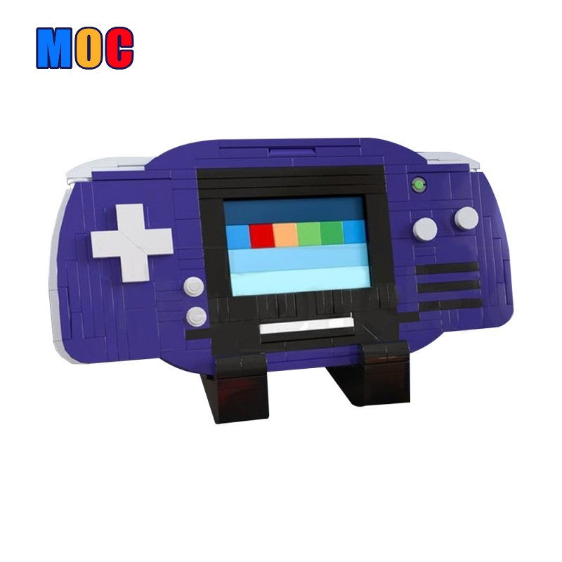 (Gobricks version) 510pcs MOC-208861 Nintendo Game Boy Advance — Indigo