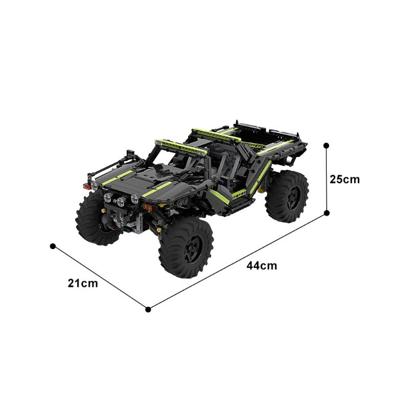 (Gobricks version)  1607 pcs MOC-166891 Halo Warthog M12-B (Scout Version)