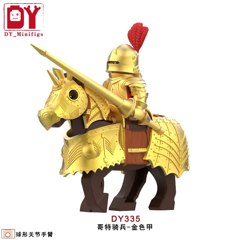 DY331-DY336 Medieval series Gothic cavalry Minifigures – Joy Bricks