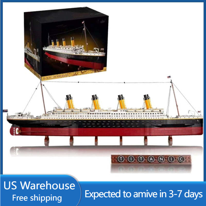 (Ship from US warehouse) 9090pcs Jie Star Titanic