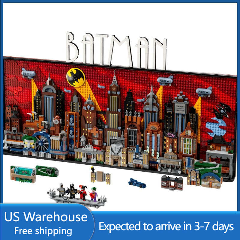 (Ship from US warehouse) 4210 pcs Batman: The Animated Series Gotham City