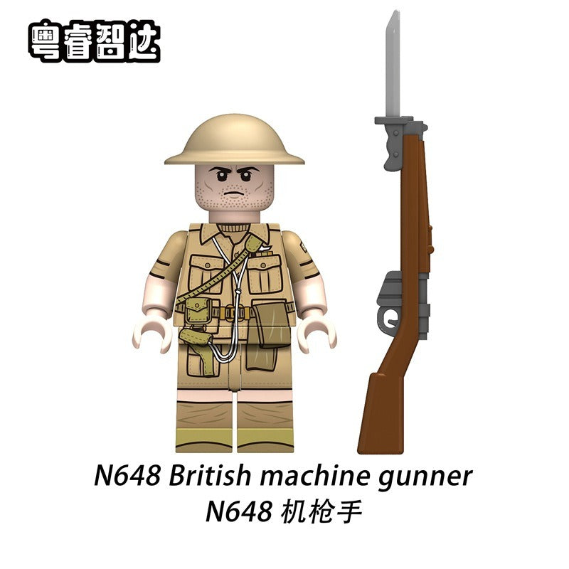 N645-650 British Army Series Minifigures – Joy Bricks