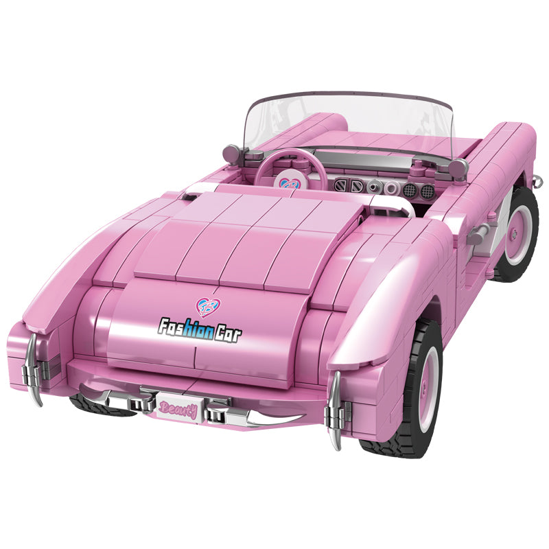 898pcs WGC 66035 Pink Barbie Car