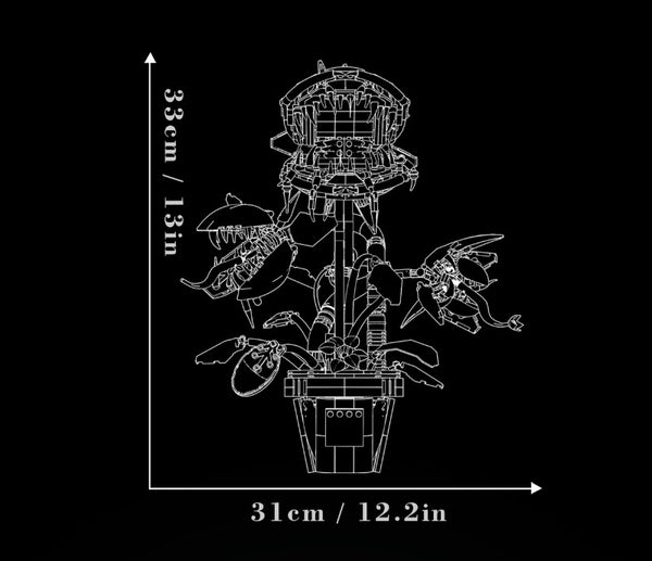 1118pcs KBOX Carnivorous Plant Potted Building Blocks – Joy Bricks