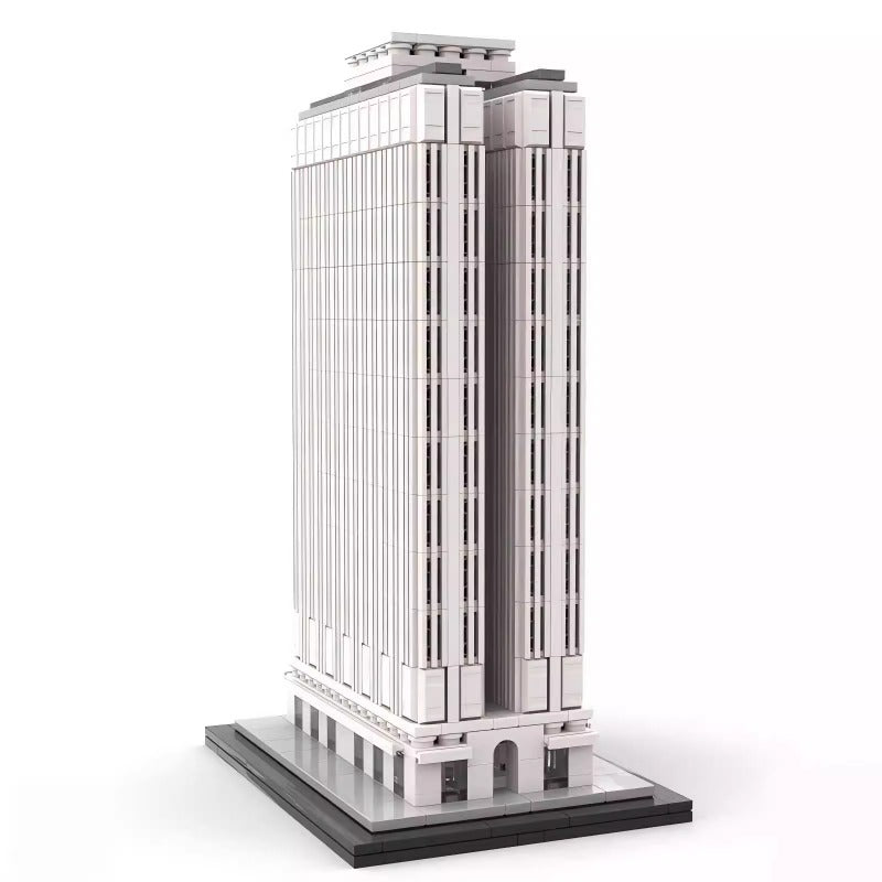 1307pcs MOC-198207 Equitable Building 1:800