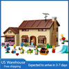 (Ship from US warehouse) The Simpsons House(2523pcs)  and The Simpsons KWIK-E-MART(2218pcs)  71016 71006