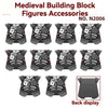 10pcs N2001-N2006  Medieval Soldier Minifigure Accessories