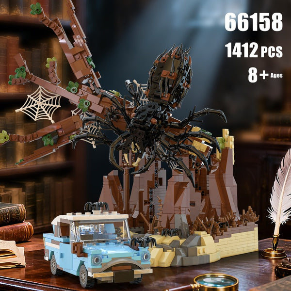 1412pcs JIESTAR 66158 Giant Spider In The Forbidden Forest – Joy