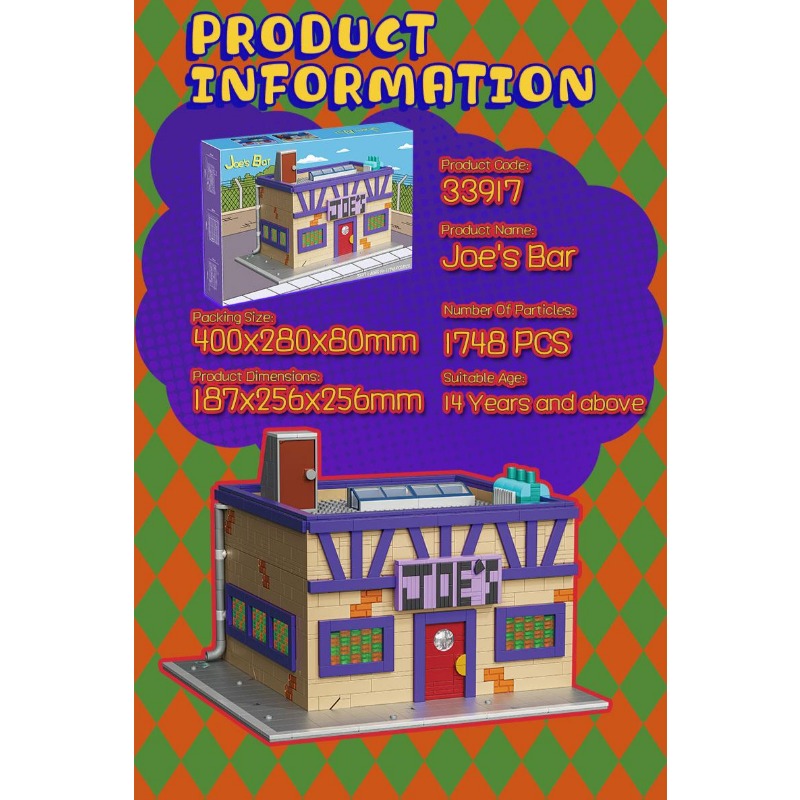 1746PCS BK 33917 Old Joe's bar
