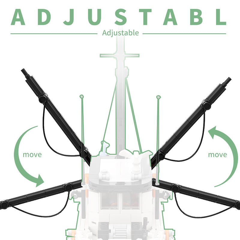 (Gobricks version)	331pcs Wrecked Shrimp Boat