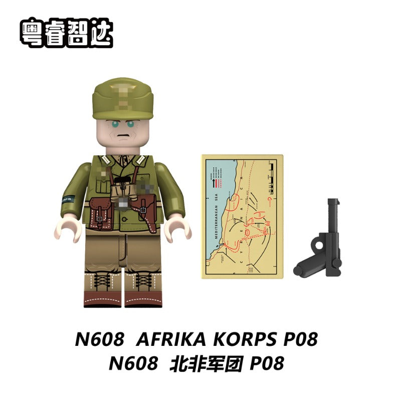 N605-608 North African Legion minifigure – Joy Bricks