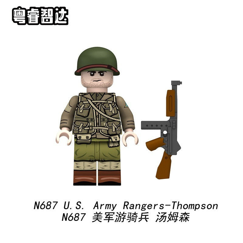 N683-688 World War II U.S. Army Rangers Minifigures – Joy Bricks
