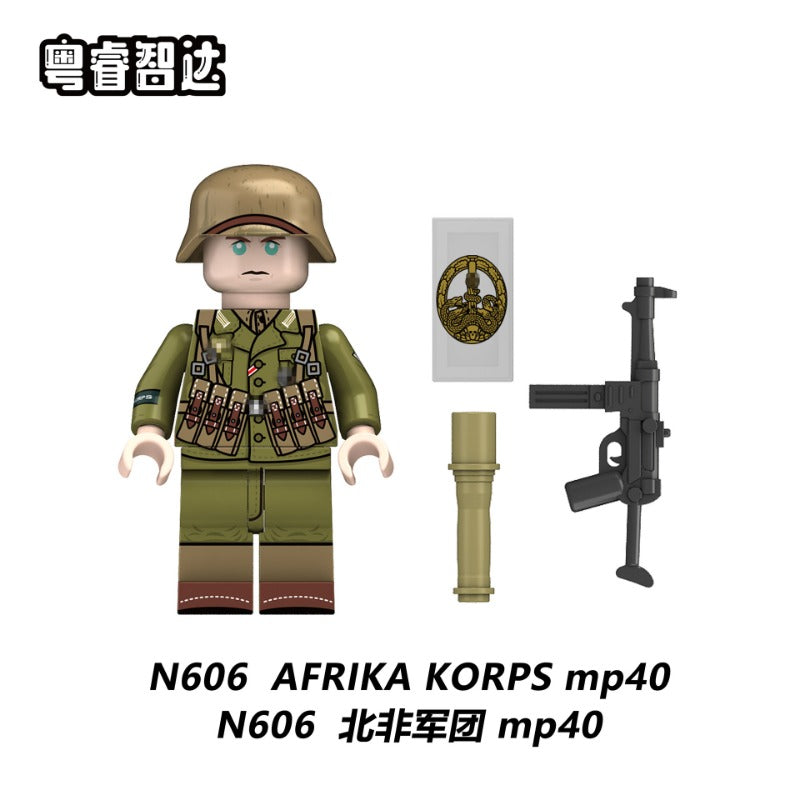 N605-608 North African Legion minifigure – Joy Bricks