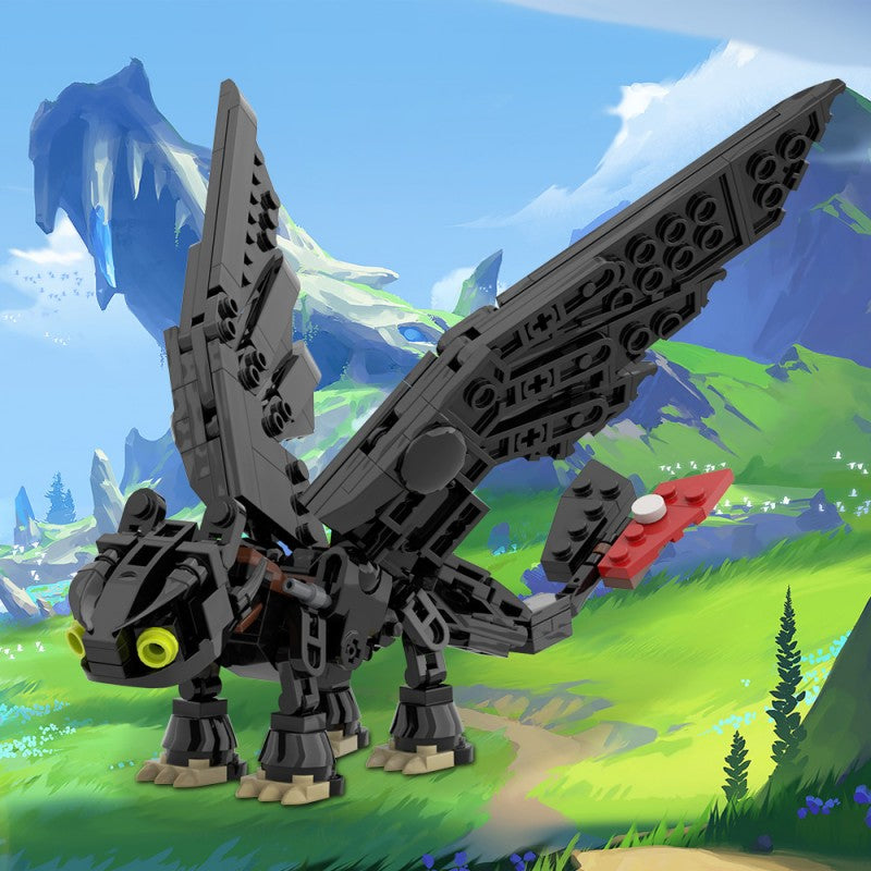 (Gobricks version)  215pcs MOC-212828 Toothless