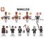 WM6159 Anime Series Gun Demon Chainsaw Man Minifigures
