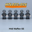 HTL022-026 WWII German M40 Waffen-SS Minifigures