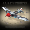 638pcs QUANGUAN 100286 LA-7 FIN FIGHTER