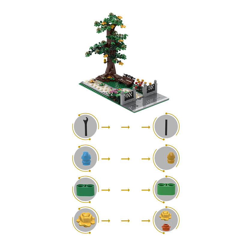 (Gobricks version) MOC-135174 Little Park