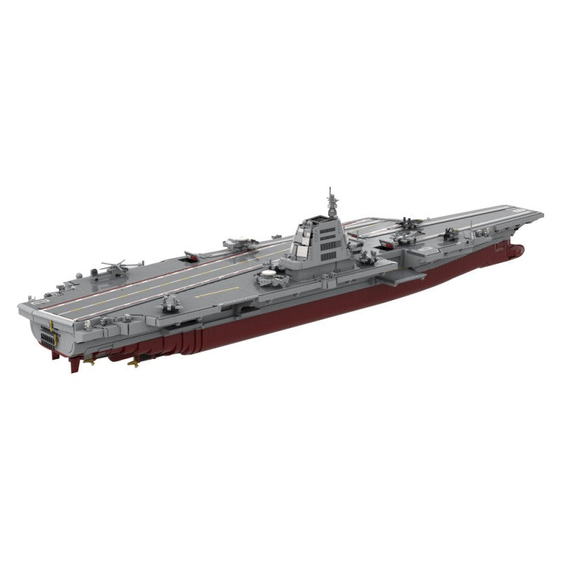 (Gobricks version) 10019PCS MOC-184735 1/200 China Navy Air Carrier #18 FUJIAN(Type003)
