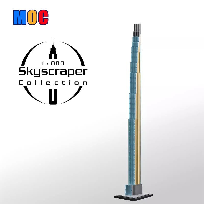 634PCS MOC-148522 111 West 57th Street 1:800 Scale (Steinway Tower)