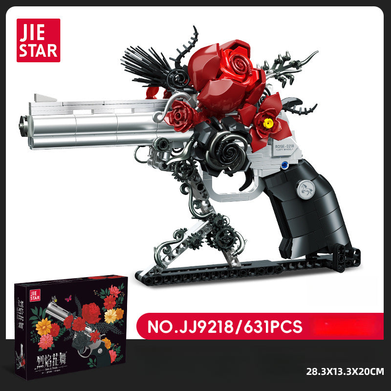 631pcs JIESTAR JJ9218 Rose Revolver