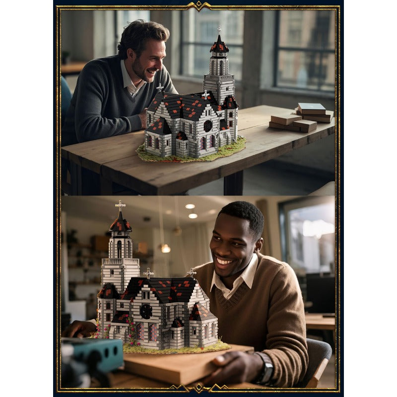 6172pcs BAKA 33925 Medieval Church