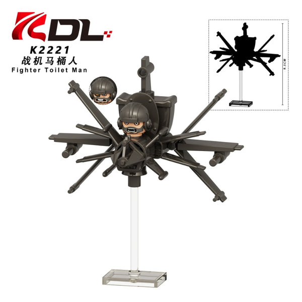 KDL833 Skibidi Toilet series Minifigures – Joy Bricks