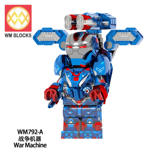 WM791-A WM792-A The Avengers series War Machine Minifigures – Joy