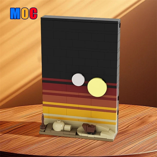 Gobricks version) 153PCS MOC-149666 Postcard From Tatooine – Joy