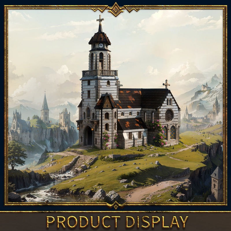 6172pcs BAKA 33925 Medieval Church