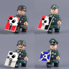 MT48-MT51 World War II Maritime War German Character Minifigures