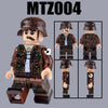 MTZ004-007 WWII German Soldier Camouflage Warrior Minifigures