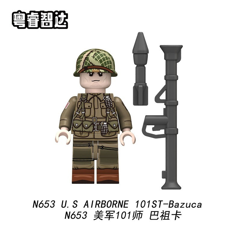 N651-656 US 101st Division series Minifigures – Joy Bricks