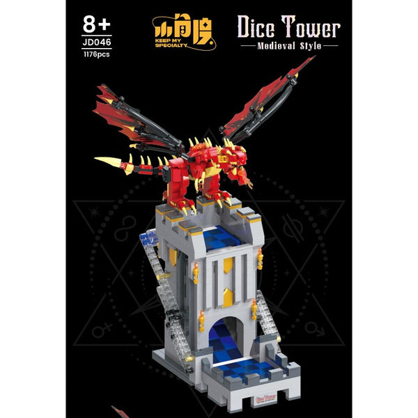 1176PCS XJD JD046 Dungeons & Dragons：Medieval Dice Tower – Joy Bricks