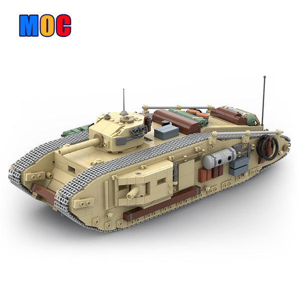 トップス 24AW main story Tank 2119pcs MOC-142273；Indiana Jones（Mark VII Tank、The Last
