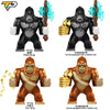 TP163 TP164 Godzilla vs. King Kong series Kong Kim Scar king Minifigures