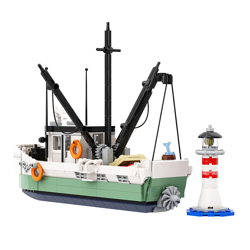 (Gobricks version)	331pcs Wrecked Shrimp Boat