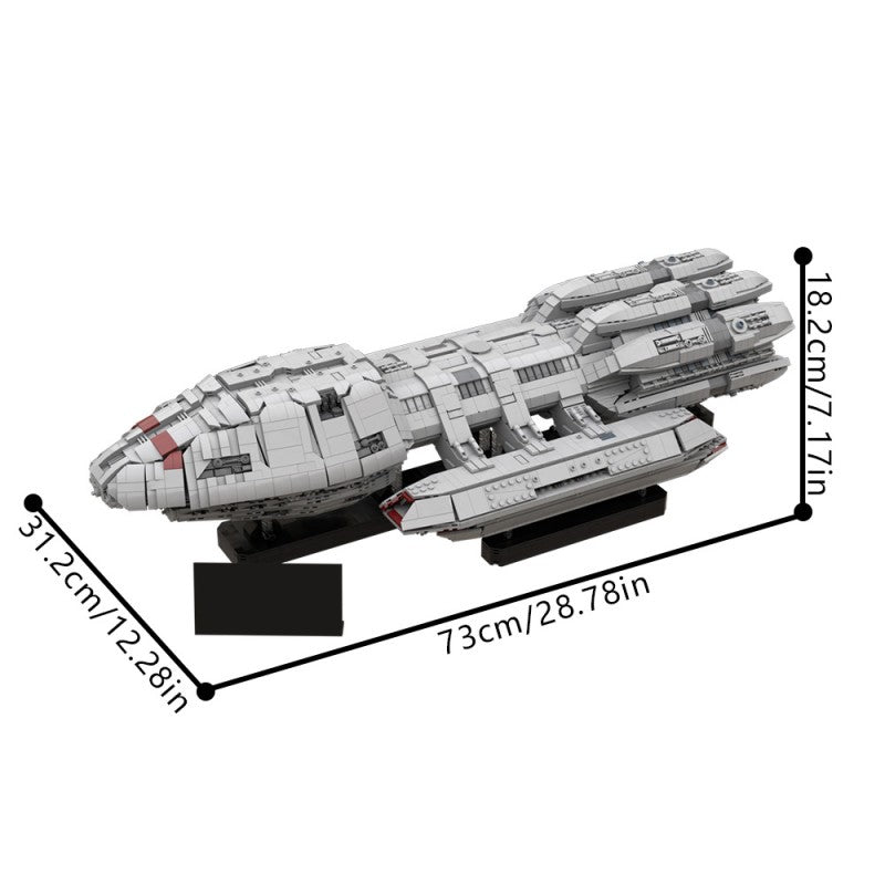 (Gobricks version) 7164pcs MOC-217809 Battlestar Pegasus - UCS Scale