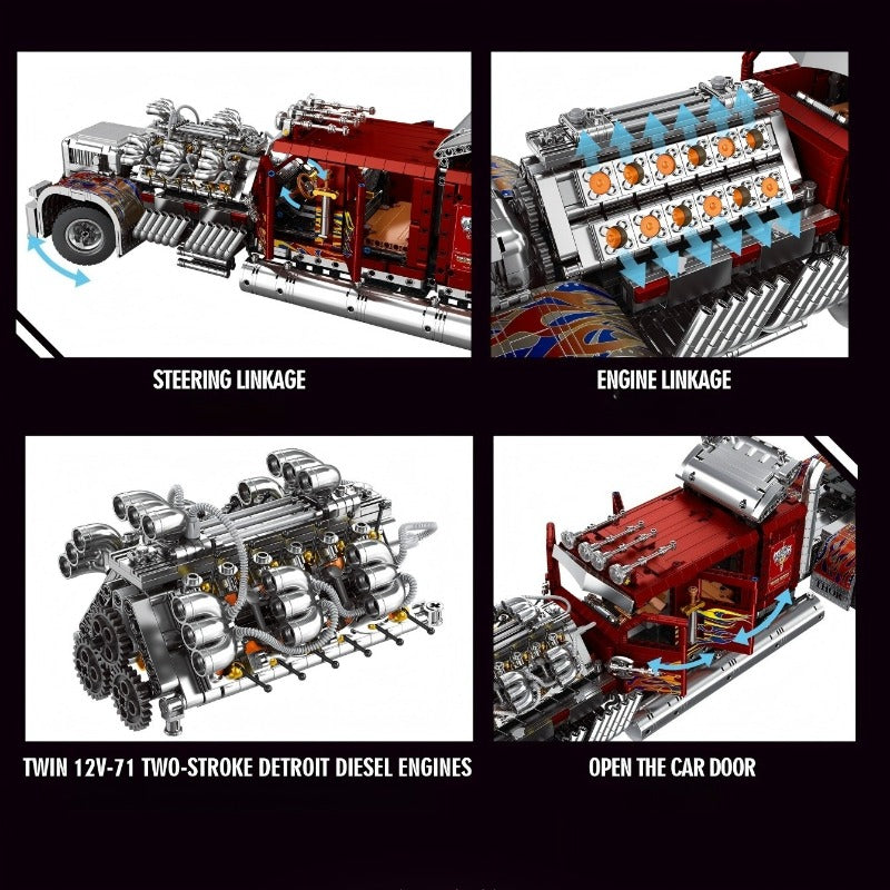 3485pcs Eikee Y18066 THOR 24 1:8