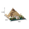 (Gobricks version) 1467 pcs MOC-116457 21058 - Building of the Great Pyramid