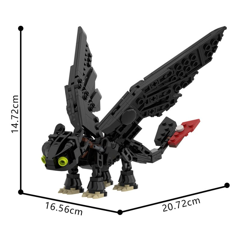 (Gobricks version)  215pcs MOC-212828 Toothless