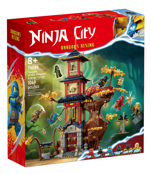 1029pcs 70085 Temple of the Dragon Energy Cores – Joy Bricks