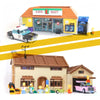 (Ship from US warehouse) The Simpsons House(2523pcs)  and The Simpsons KWIK-E-MART(2218pcs)  71016 71006