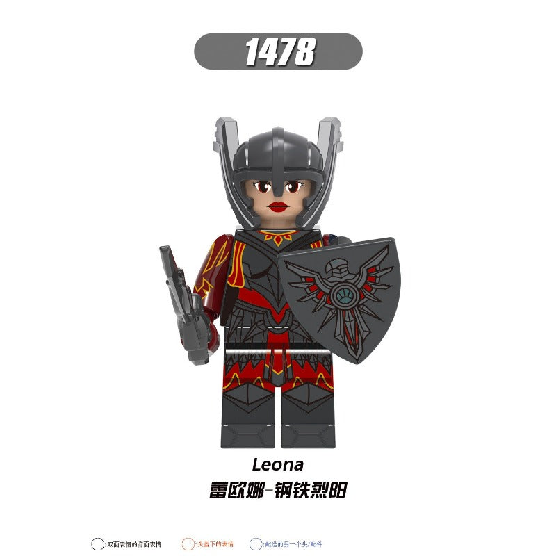 X0283 League of Legends Pantheon Jinx Ashe Minifigures-1 – Joy Bricks
