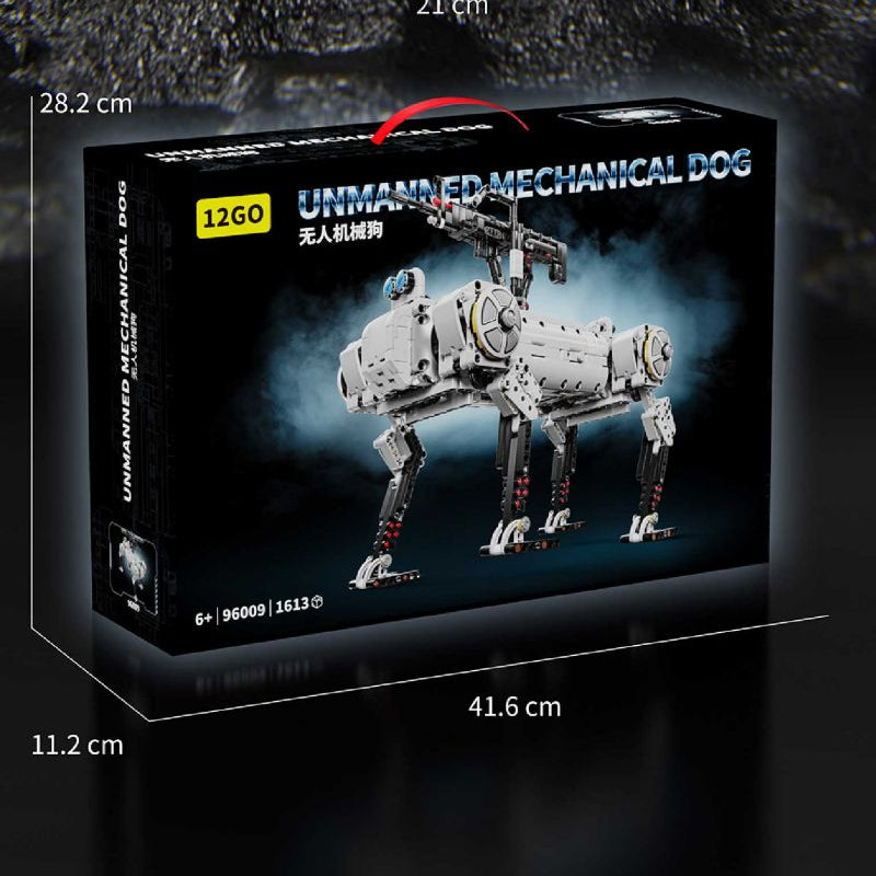 1613pcs 12GO 96009 Unmanned Robot Dog
