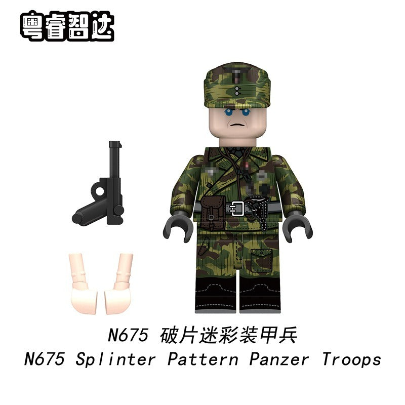 N671-N676 WW2 German Panzer Troops Minifigures – Joy Bricks