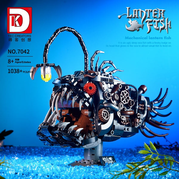 1038 pcs DK 7042 Mechanical lantern fish – Joy Bricks