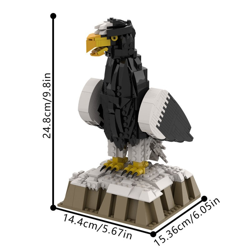 (Gobricks version) 781pcs MOC-211400 Steller's Sea Eagle