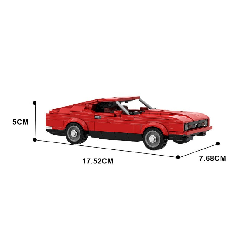 (Gobricks version) 359pcs MOC-138347 1971 Ford Mustang Mach 1